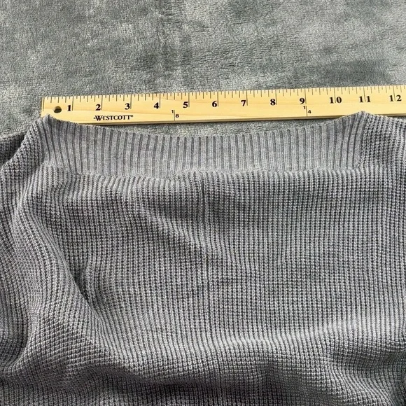 Lululemon Forward Flow Cape Heathered Medium Gray OS Lagenlook Cashmere Yoga - Picture 12 of 13